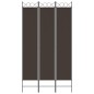 vidaXL 3-tlg. Paravent Braun 120x220 cm Stoff vidaXL 3-tlg. Paravent Braun 120x220 cm Stoff