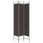 vidaXL 3-tlg. Paravent Braun 120x220 cm Stoff vidaXL 3-tlg. Paravent Braun 120x220 cm Stoff
