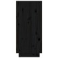 vidaXL Sideboard Schwarz 110x34x75 cm Massivholz Kiefer vidaXL Sideboard Schwarz 110x34x75 cm Massivholz Kiefer