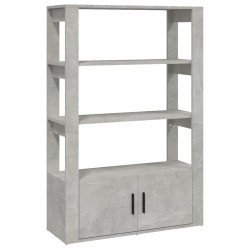 vidaXL Sideboard Betongrau 80x30x119,5 cm Holzwerkstoff