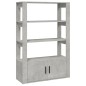 vidaXL Sideboard Betongrau 80x30x119,5 cm Holzwerkstoff vidaXL Sideboard Betongrau 80x30x119,5 cm Holzwerkstoff