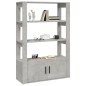 vidaXL Sideboard Betongrau 80x30x119,5 cm Holzwerkstoff vidaXL Sideboard Betongrau 80x30x119,5 cm Holzwerkstoff