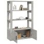 vidaXL Sideboard Betongrau 80x30x119,5 cm Holzwerkstoff vidaXL Sideboard Betongrau 80x30x119,5 cm Holzwerkstoff