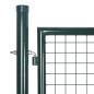 vidaXL Gartenzaun Tor 289x100 cm/306x150 cm Stahl Grün vidaXL Gartenzaun Tor 289x100 cm/306x150 cm Stahl Grün