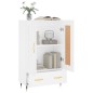 vidaXL Highboard Weiß 69,5x31x115 cm Holzwerkstoff vidaXL Highboard Weiß 69,5x31x115 cm Holzwerkstoff