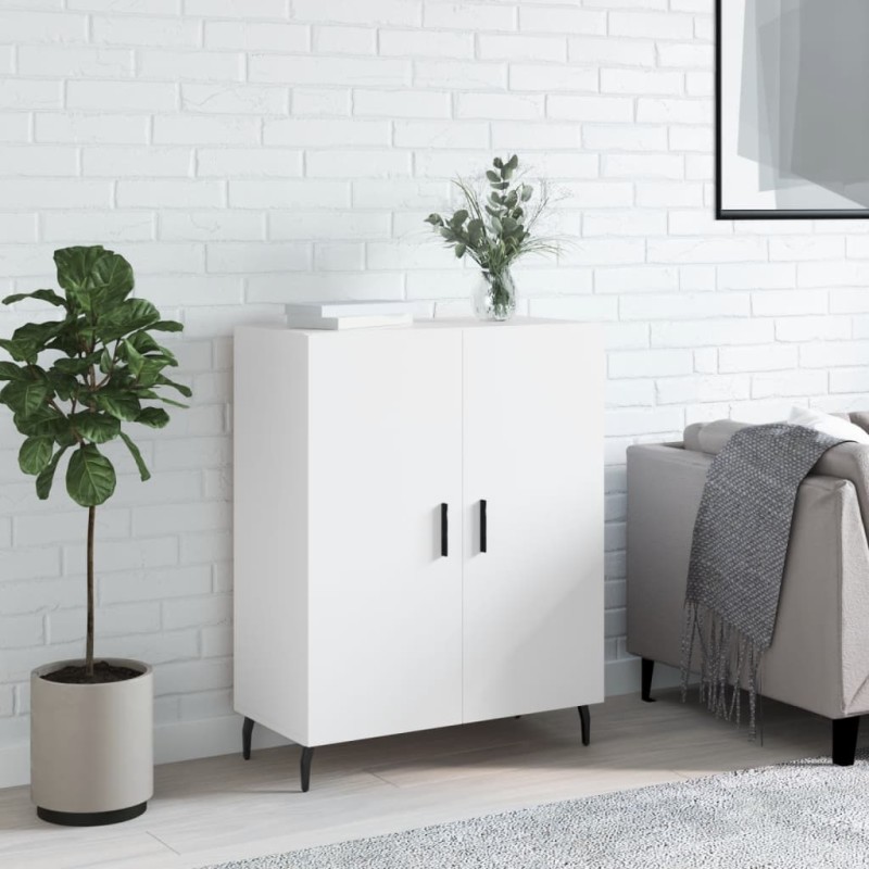 vidaXL Sideboard Weiß 69,5x34x90 cm Holzwerkstoff vidaXL Sideboard Weiß 69,5x34x90 cm Holzwerkstoff