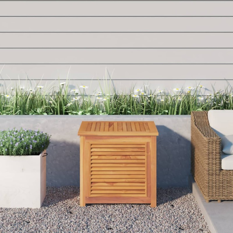 vidaXL Gartenbox mit Beutel 60x50x58 cm Massivholz Teak vidaXL Gartenbox mit Beutel 60x50x58 cm Massivholz Teak
