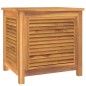 vidaXL Gartenbox mit Beutel 60x50x58 cm Massivholz Teak vidaXL Gartenbox mit Beutel 60x50x58 cm Massivholz Teak
