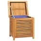 vidaXL Gartenbox mit Beutel 60x50x58 cm Massivholz Teak vidaXL Gartenbox mit Beutel 60x50x58 cm Massivholz Teak