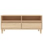 vidaXL TV-Schrank Sonoma-Eiche 100x34,5x44,5 cm Holzwerkstoff vidaXL TV-Schrank Sonoma-Eiche 100x34,5x44,5 cm Holzwerkstoff