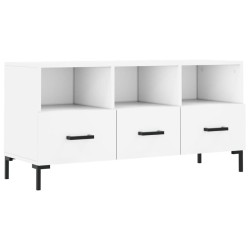 vidaXL TV-Schrank Weiß 102x36x50 cm Holzwerkstoff
