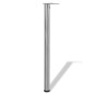 4x höhenverstellbares Tischbein Nickel gebürstet 870 mm 4x höhenverstellbares Tischbein Nickel gebürstet 870 mm