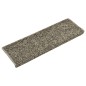 vidaXL Teppich-Treppenstufen 15 Stk. 65x21x4 cm Grau vidaXL Teppich-Treppenstufen 15 Stk. 65x21x4 cm Grau