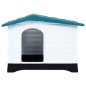 vidaXL Hundehütte Blau 90,5x68x66 cm Polypropylen vidaXL Hundehütte Blau 90,5x68x66 cm Polypropylen