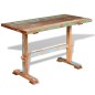 vidaXL Esstisch mit Holzgestell Massives Altholz 120x58x78 cm vidaXL Esstisch mit Holzgestell Massives Altholz 120x58x78 cm