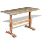 vidaXL Esstisch mit Holzgestell Massives Altholz 120x58x78 cm vidaXL Esstisch mit Holzgestell Massives Altholz 120x58x78 cm