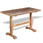 vidaXL Esstisch mit Holzgestell Massives Altholz 120x58x78 cm vidaXL Esstisch mit Holzgestell Massives Altholz 120x58x78 cm