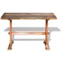 vidaXL Esstisch mit Holzgestell Massives Altholz 120x58x78 cm vidaXL Esstisch mit Holzgestell Massives Altholz 120x58x78 cm