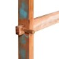 vidaXL Esstisch mit Holzgestell Massives Altholz 120x58x78 cm vidaXL Esstisch mit Holzgestell Massives Altholz 120x58x78 cm