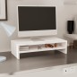 vidaXL Monitorständer Weiß 50x24x13 cm Massivholz Kiefer vidaXL Monitorständer Weiß 50x24x13 cm Massivholz Kiefer