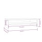 vidaXL Monitorständer Weiß 50x24x13 cm Massivholz Kiefer vidaXL Monitorständer Weiß 50x24x13 cm Massivholz Kiefer
