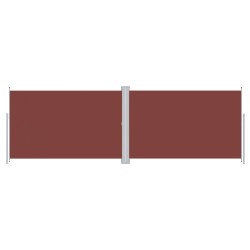 vidaXL Seitenmarkise Ausziehbar Braun 220x600 cm