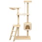 vidaXL Katzen-Kratzbaum Sisal 150 cm Beige vidaXL Katzen-Kratzbaum Sisal 150 cm Beige