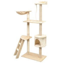 vidaXL Katzen-Kratzbaum Sisal 150 cm Beige 