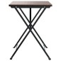 vidaXL Bistrotisch Klappbar Braun 55x54x71 cm Poly Rattan vidaXL Bistrotisch Klappbar Braun 55x54x71 cm Poly Rattan