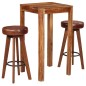 Bar-Set 3-tlg. Massivholz Echtleder Bar-Set 3-tlg. Massivholz Echtleder