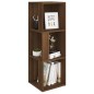 vidaXL Eckregal Braun Eichen-Optik 33x33x100 cm Holzwerkstoff vidaXL Eckregal Braun Eichen-Optik 33x33x100 cm Holzwerkstoff