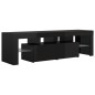 vidaXL TV-Schrank mit LED-Beleuchtung Hochglanz-Schwarz 140x36,5x40 cm vidaXL TV-Schrank mit LED-Beleuchtung Hochglanz-Schwarz 140x36,5x40 cm