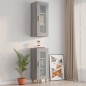 vidaXL Hängeschrank Grau Sonoma 34,5x34x90 cm vidaXL Hängeschrank Grau Sonoma 34,5x34x90 cm