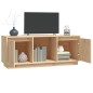 vidaXL TV-Schrank 110,5x35x44 cm Massivholz Kiefer vidaXL TV-Schrank 110,5x35x44 cm Massivholz Kiefer