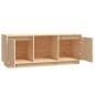vidaXL TV-Schrank 110,5x35x44 cm Massivholz Kiefer vidaXL TV-Schrank 110,5x35x44 cm Massivholz Kiefer