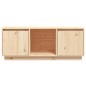 vidaXL TV-Schrank 110,5x35x44 cm Massivholz Kiefer vidaXL TV-Schrank 110,5x35x44 cm Massivholz Kiefer