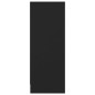 vidaXL Schuhschrank Schwarz 31,5x35x90 cm Holzwerkstoff vidaXL Schuhschrank Schwarz 31,5x35x90 cm Holzwerkstoff
