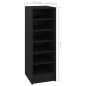 vidaXL Schuhschrank Schwarz 31,5x35x90 cm Holzwerkstoff vidaXL Schuhschrank Schwarz 31,5x35x90 cm Holzwerkstoff