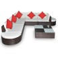 vidaXL 8-tlg. Garten-Lounge-Set mit Kissen Poly Rattan Braun vidaXL 8-tlg. Garten-Lounge-Set mit Kissen Poly Rattan Braun