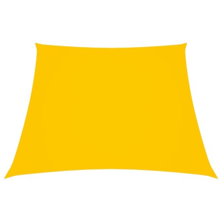 vidaXL Sonnensegel Oxford-Gewebe Trapezförmig 2/4x3 m Gelb