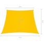 vidaXL Sonnensegel Oxford-Gewebe Trapezförmig 2/4x3 m Gelb vidaXL Sonnensegel Oxford-Gewebe Trapezförmig 2/4x3 m Gelb
