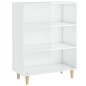 vidaXL Sideboard Hochglanz-Weiß 69,5x32,5x90 cm Holzwerkstoff vidaXL Sideboard Hochglanz-Weiß 69,5x32,5x90 cm Holzwerkstoff