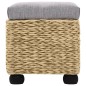 vidaXL Sitzbank-Set 2-tlg. Seegras Grau vidaXL Sitzbank-Set 2-tlg. Seegras Grau