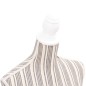 Damenbüste Schneiderpuppe Büste Torso Mannequin Leinen mit Streifen Damenbüste Schneiderpuppe Büste Torso Mannequin Leinen mit Streifen