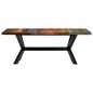 vidaXL Esstisch 200x100x75 cm Altholz Massiv