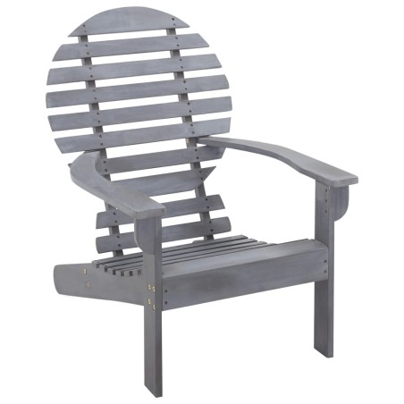 vidaXL Adirondack-Stuhl Massivholz Akazie Grau