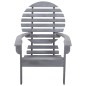 vidaXL Adirondack-Stuhl Massivholz Akazie Grau vidaXL Adirondack-Stuhl Massivholz Akazie Grau