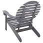 vidaXL Adirondack-Stuhl Massivholz Akazie Grau vidaXL Adirondack-Stuhl Massivholz Akazie Grau