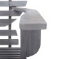 vidaXL Adirondack-Stuhl Massivholz Akazie Grau vidaXL Adirondack-Stuhl Massivholz Akazie Grau