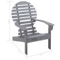 vidaXL Adirondack-Stuhl Massivholz Akazie Grau vidaXL Adirondack-Stuhl Massivholz Akazie Grau